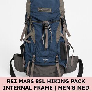 REI Mars 85 Backpack Nylon Internal Frame Hiking Camping Gorpcore Pack Medium
